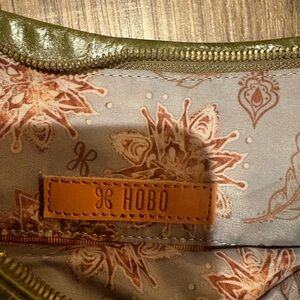 HOBO Olive Green Leather Hobo Bag